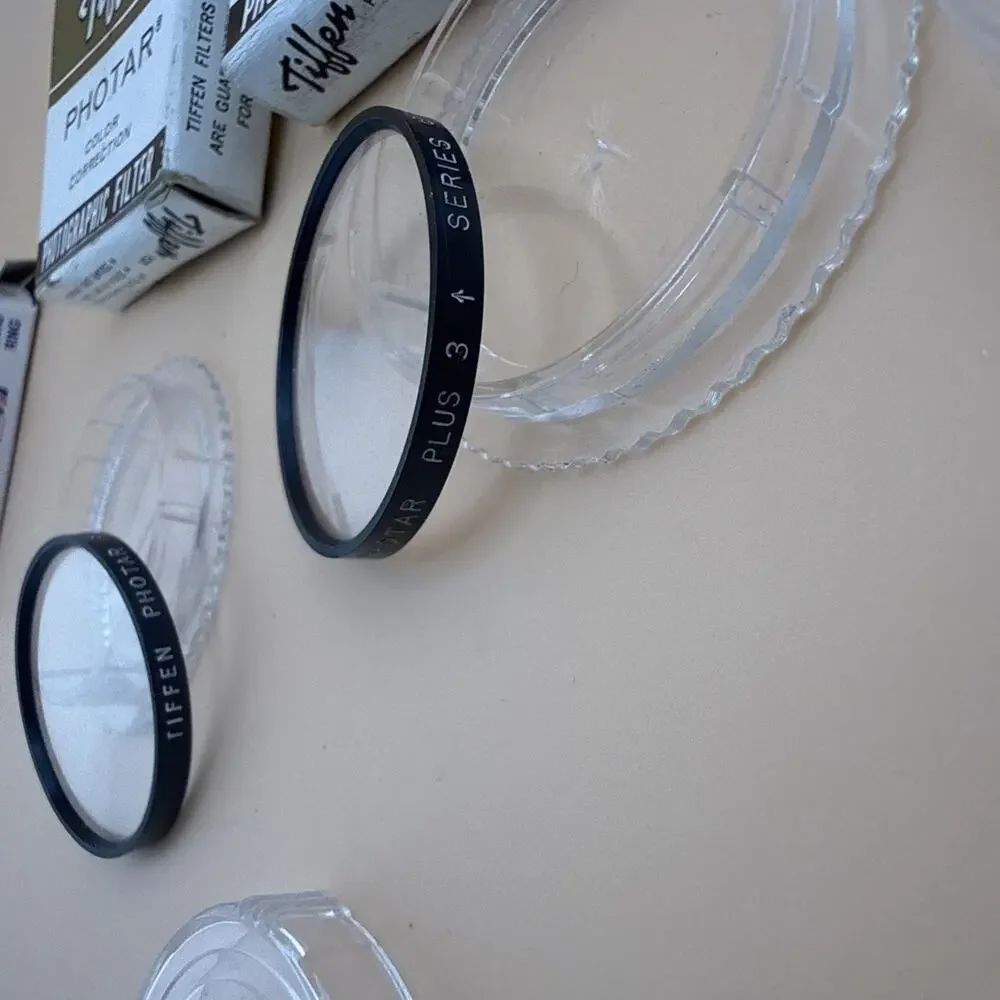 2 Tiffen Photar Color Correction Photographic Filters Close Up #2 / #3 Series 6